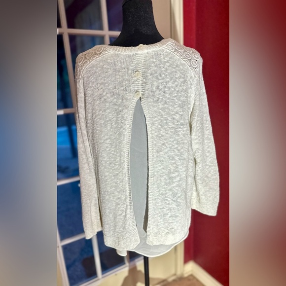 Lucky Brand Cream Lace Blouse - Picture 2 of 10